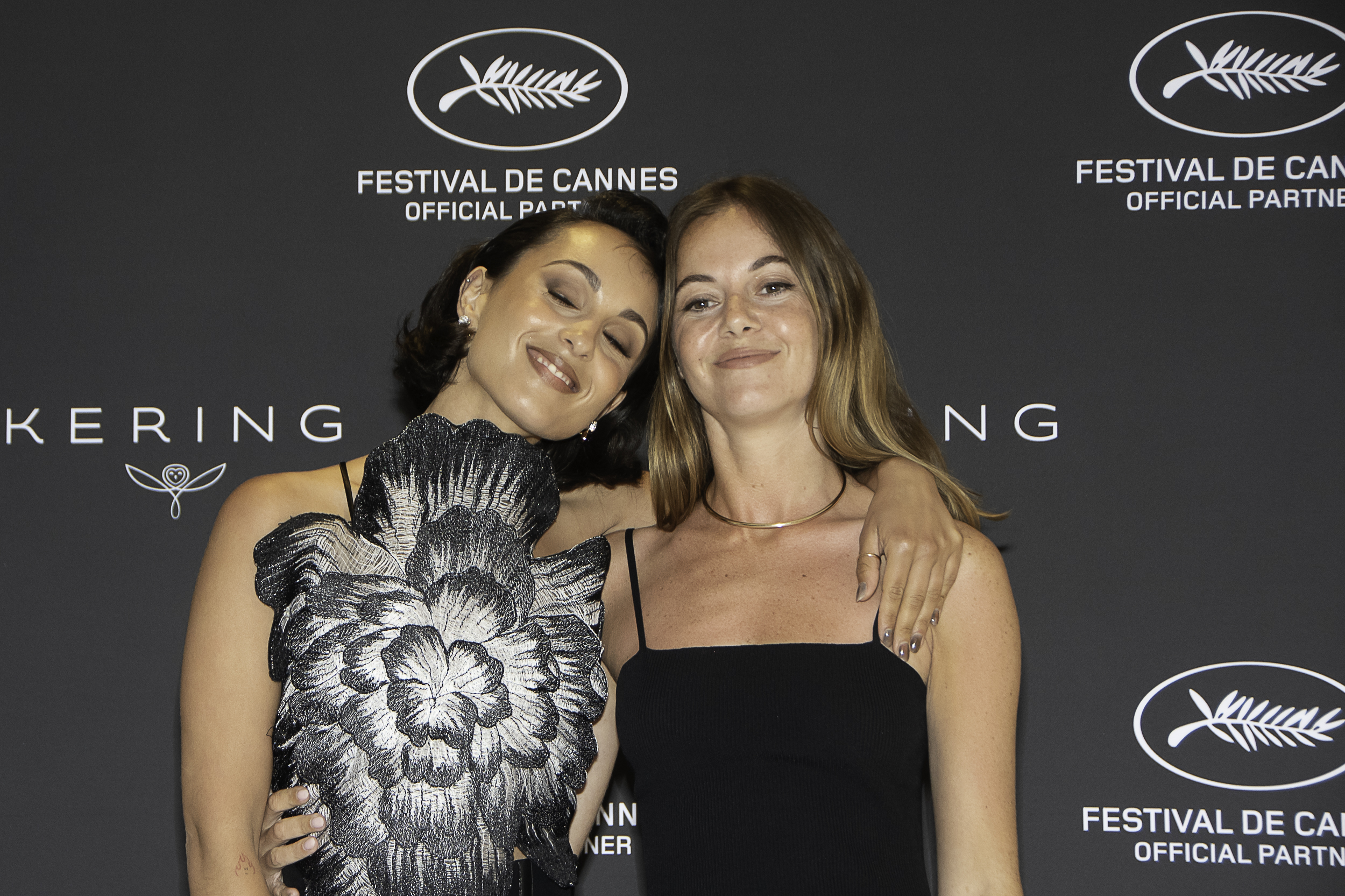 — france cannes cinema cannes international film festival 79th cannes international film festival 20 05 2026 kering women in motion photocall barbara pravi and enya baroux